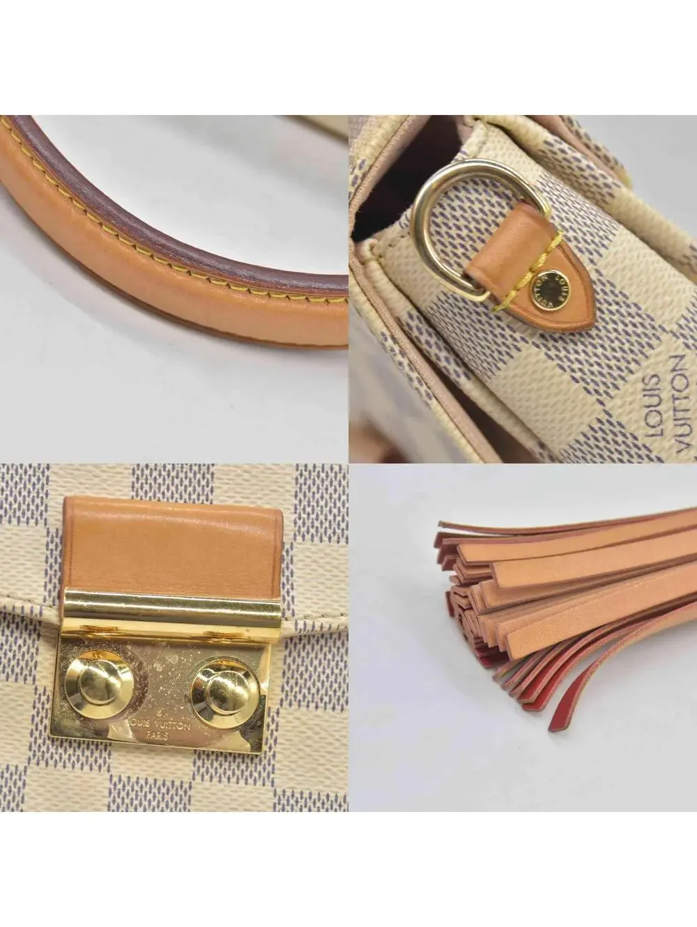 $2000 2016 Louis Vuitton Damier Azur Croisette TR5105